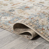 Hiero Persian Border Low-Pile Machine-Washable Area Rug