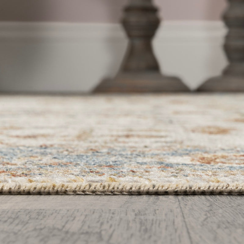 Hiero Persian Border Low-Pile Machine-Washable Area Rug