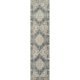 Pavel Distressed Medallion Low-Pile Machine-Washable Area Rug