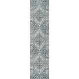 Pavel Distressed Medallion Low-Pile Machine-Washable Area Rug