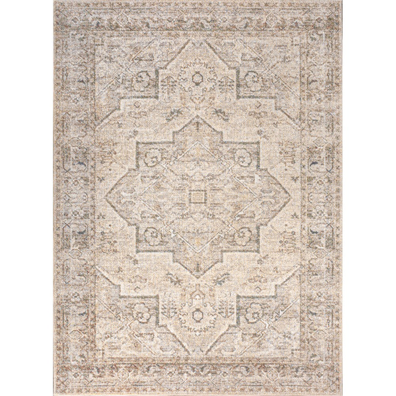 Koda Vintage Native American Medallion Machine-washable Area Rug