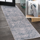 Shaii Global Medallion Low-Pile Machine-Washable Area Rug