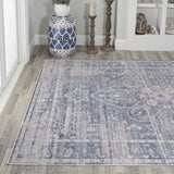 Shaii Global Medallion Low-Pile Machine-Washable Area Rug