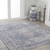 Shaii Global Medallion Low-Pile Machine-Washable Area Rug