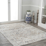 Shaii Global Medallion Low-Pile Machine-Washable Area Rug