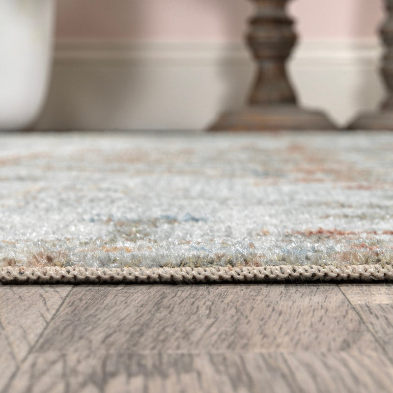 Shaemus Bohemian Medallion Low-Pile Machine-Washable Area Rug