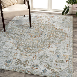 Shaemus Bohemian Medallion Low-Pile Machine-Washable Area Rug