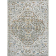 Shaemus Bohemian Medallion Low-Pile Machine-Washable Area Rug