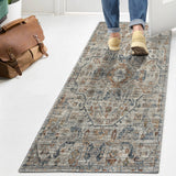 Shaemus Bohemian Medallion Low-Pile Machine-Washable Area Rug