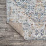 Shaemus Bohemian Medallion Low-Pile Machine-Washable Area Rug