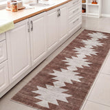 Peyton Minimalist Geometric Totem Non-slip Machine-washable Area Rug