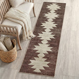 Peyton Minimalist Geometric Totem Non-slip Machine-washable Area Rug