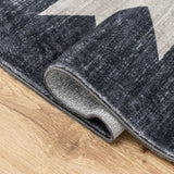Peyton Minimalist Geometric Totem Non-slip Machine-washable Area Rug