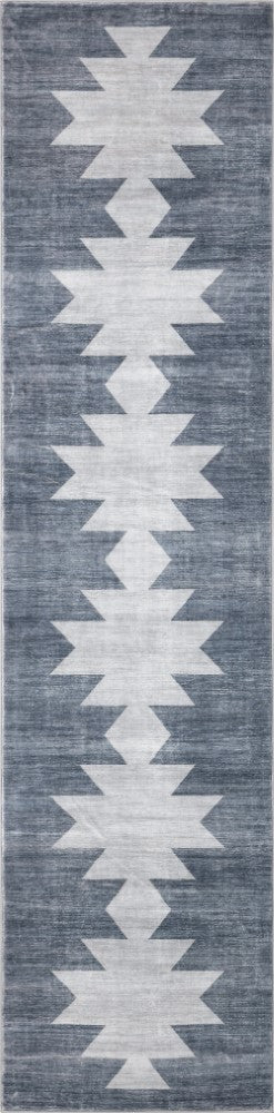 Peyton Minimalist Geometric Totem Non-slip Machine-washable Area Rug