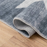 Peyton Minimalist Geometric Totem Non-slip Machine-washable Area Rug