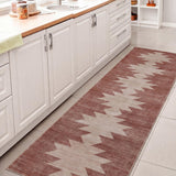 Peyton Minimalist Geometric Totem Non-slip Machine-washable Area Rug