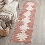 Peyton Minimalist Geometric Totem Non-slip Machine-washable Area Rug