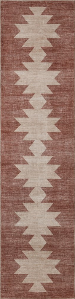 Peyton Minimalist Geometric Totem Non-slip Machine-washable Area Rug