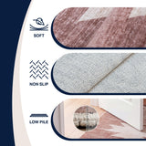 Peyton Minimalist Geometric Totem Non-slip Machine-washable Area Rug