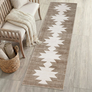 Peyton Minimalist Geometric Totem Non-slip Machine-washable Area Rug