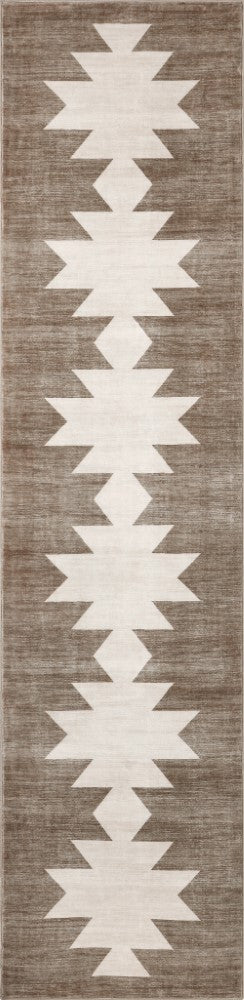 Peyton Minimalist Geometric Totem Non-slip Machine-washable Area Rug