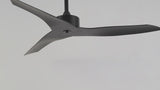 Aldrin 50" Modern Minimalist Iron/Plastic Mobile-App/Remote-Controlled 6-Speed Razor Ceiling Fan