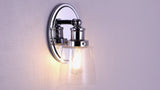 Beverly Iron/Seeded Glass Classic Cottage LED Vanity Light