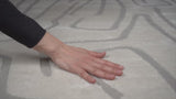 Alcina Modern Scandinavian Graphic Lines High-Low Area Rug