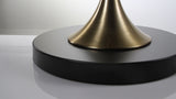Luce 59" Metal/Wood LED Floor Lamp with Table