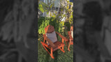 Kiawah Outdoor Patio Classic Acacia Wood Adirondack Rocking Chair