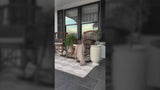 Swayze Bohemian Farmhouse Woven Rattan/Wood Rocking Chair