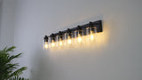Irving Seeded Glass/Iron Modern Contemporary LED Vanity Light