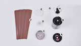 Theo 52" Contemporary Minimalist Iron/Acrylic Mobile-App/Remote-Controlled 6-Speed Integrated LED Ceiling Fan