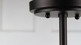 Adam Adjustable Metal/Glass LED Pendant