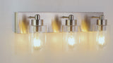 Irving Seeded Glass/Iron Modern Contemporary LED Vanity Light
