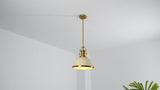 Homer Modern Industrial Iron LED Dome Pendant