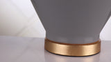 Alba 29" Geometric Ceramic/Metal LED Table Lamp