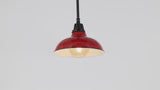 Jasper 12.25" Farmhouse Industrial Indoor/Outdoor Iron LED Pendant