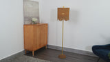 Joel 63.5" Coastal Bohemian Scallop Shade Rattan/Metal LED Floor Lamp with Pull Chain