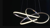 Alexia 25" Abstract Integrated LED Metal Adjustable Pendant