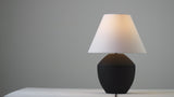 Ralf 20.5" Minimalist Scandinavian Resin/Iron LED Table Lamp Set 2