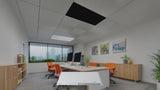 2 ft. X 4 ft. 50-Watt Dimmable Integrated LED Flat Panel Light with 5500 Lumens 5000K Set 2