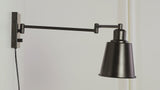 Cary 5.75" Iron Contemporary Swing Arm LED Wall Sconce