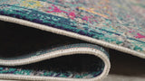 Vibrant bohemian Flair Boho Vintage Medallion Area Rug