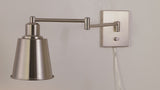 Cary 5.75" Iron Contemporary Swing Arm LED Wall Sconce