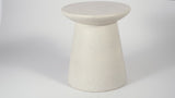 Hollie 18" Minimalist Modern Drum Accent Table Pedestal