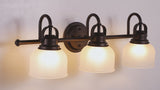 Virginia Metal/Glass LED Vanity Light