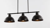 Asher 36" Industrial Farmhouse Iron Linear LED Pendant