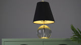 Goddard 16" Crystal Ball/Metal LED Table Lamp