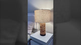 Elicia 25" Sea Grass LED Table Lamp Set 2